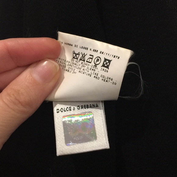 💯D&G FITTED BLACK WOOL DRESS SIZE US 8 (30/44 IT) - Picture 8 of 8